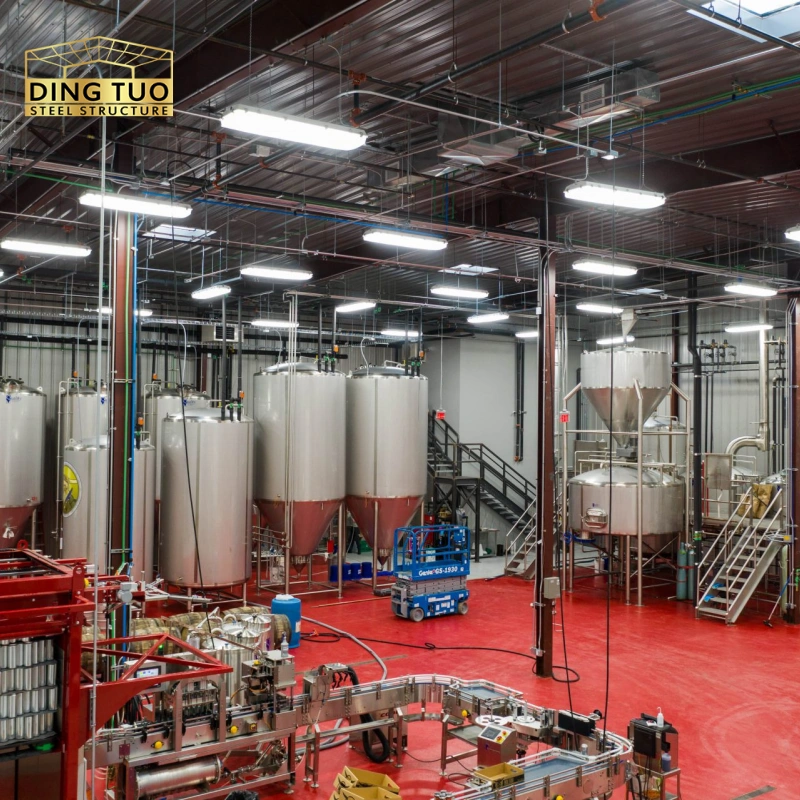 high stability and durability good quality industrial commercial metal building curved steel building workshop factory plant