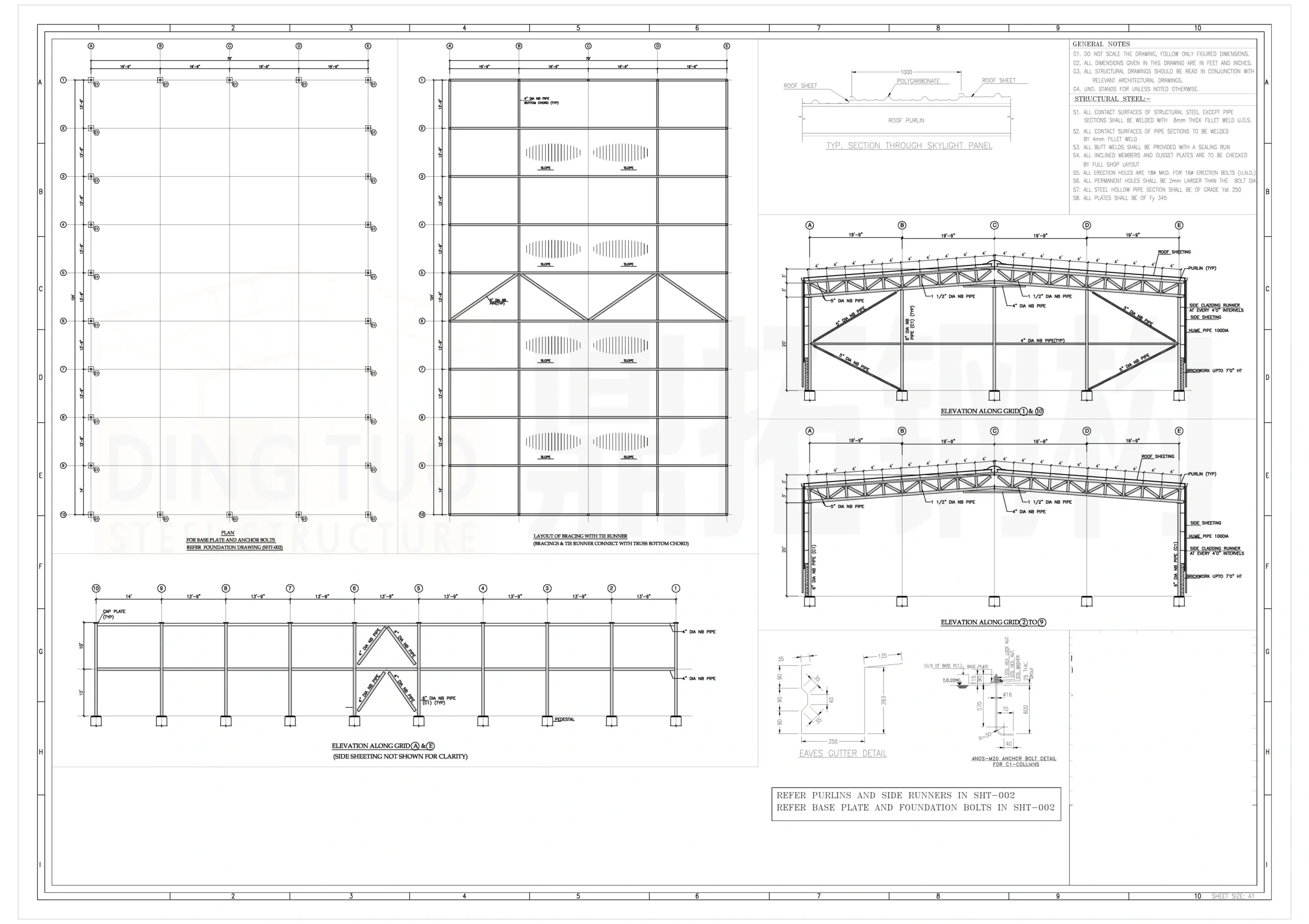 steel structure livestock shed farm building chicken coop cattle shed breeding farm