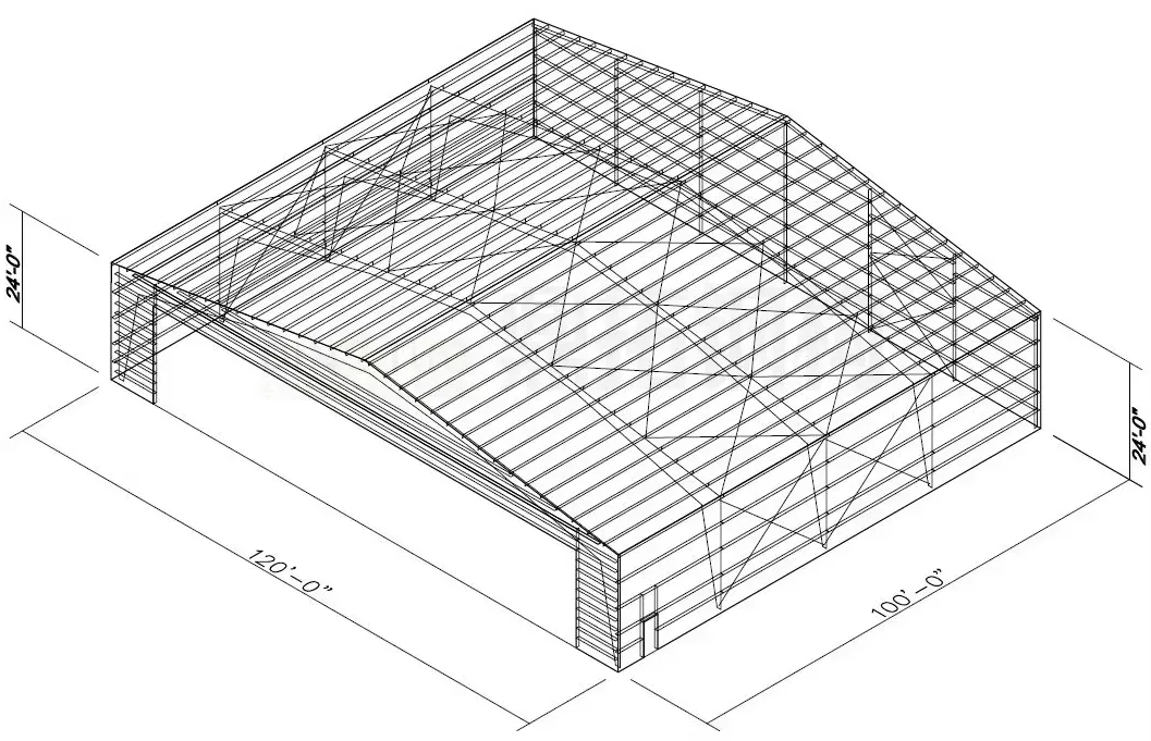 steel structure livestock shed farm building chicken coop cattle shed breeding farm (复制)