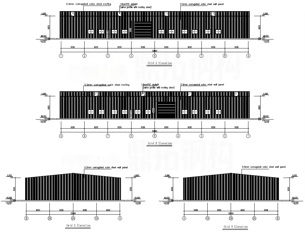 high stability and durability good quality industrial commercial metal building curved steel building workshop factory plant