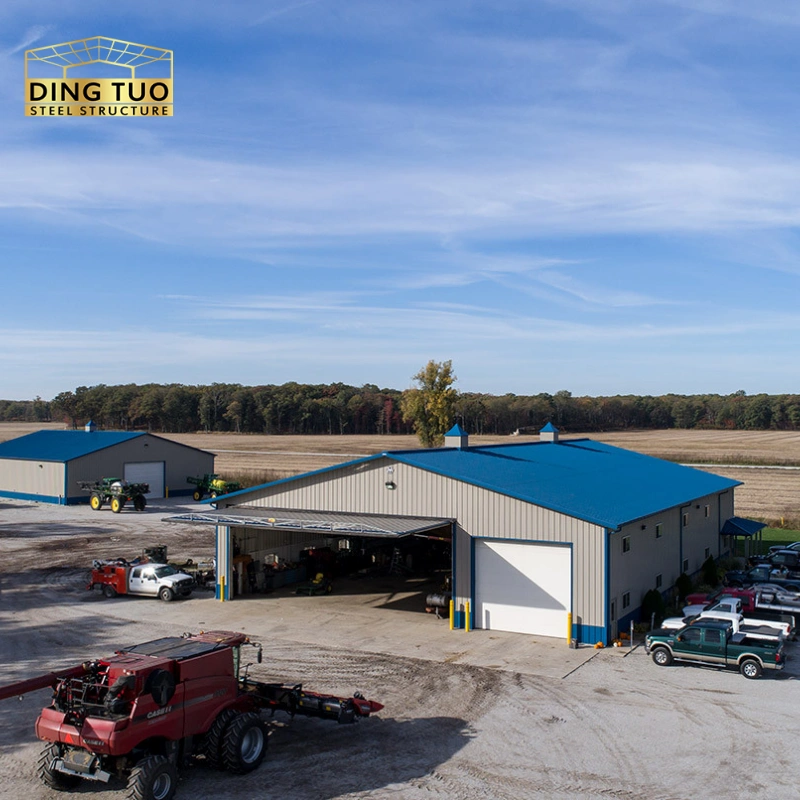 pre fabricated steel structure metal building kit light garage storage shed welded workshop barn and warehouse shed