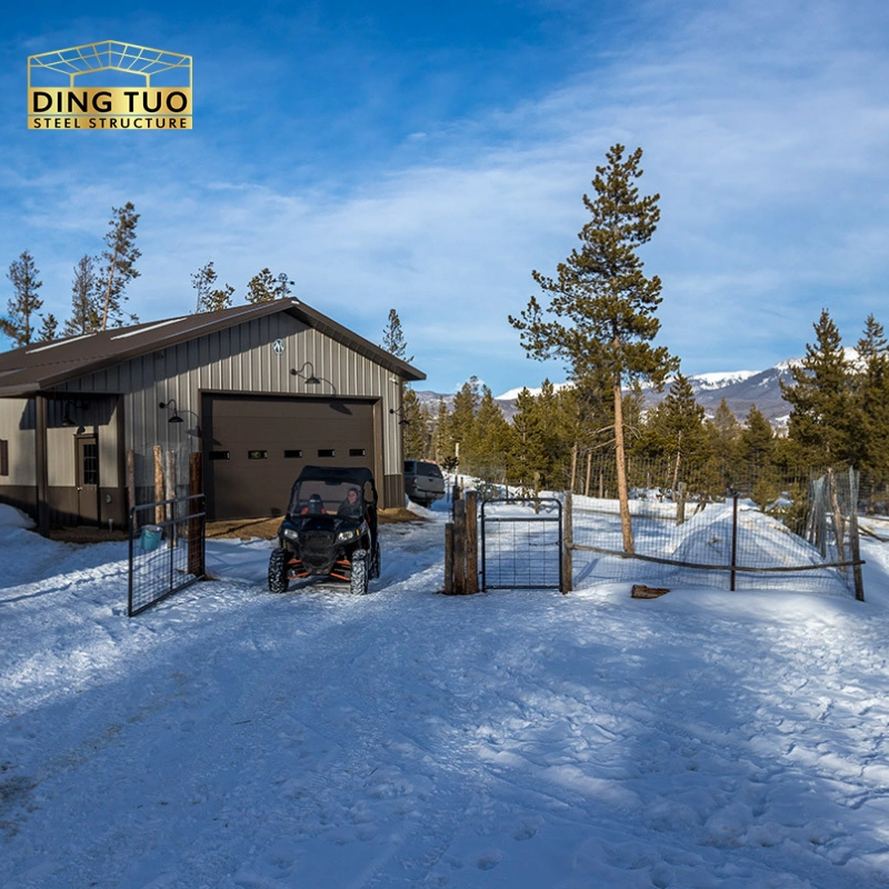 pre fabricated steel structure metal building kit light garage storage shed welded workshop barn and warehouse shed