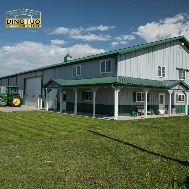 pre fabricated steel structure metal building kit light garage storage shed welded workshop barn and warehouse shed