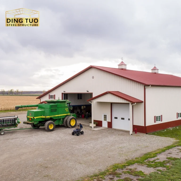 pre fabricated steel structure metal building kit light garage storage shed welded workshop barn and warehouse shed