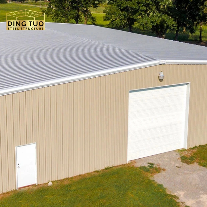 pre fabricated steel structure metal building kit light garage storage shed welded workshop barn and warehouse shed