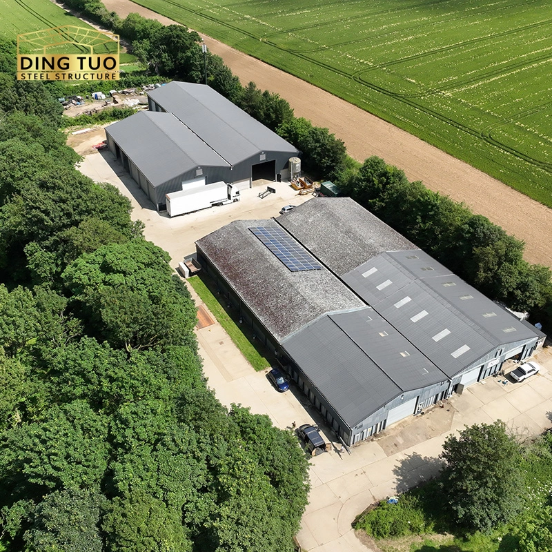 pre fabricated steel structure metal building kit light garage storage shed welded workshop barn and warehouse shed