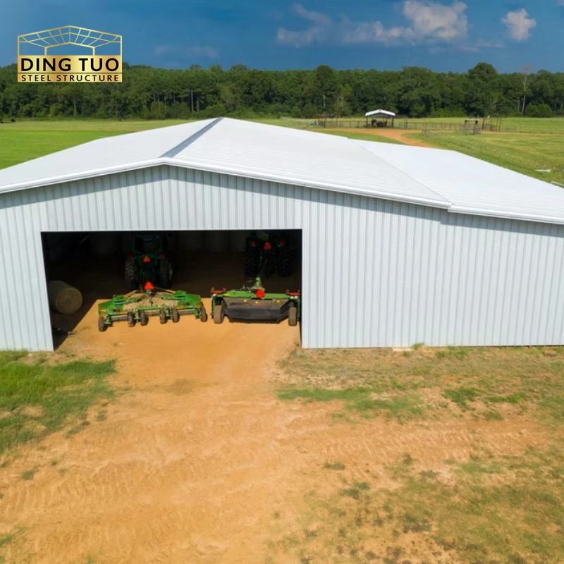 modern design steel structure building for cow and cattle dairy milking farm shed goat farm sheds