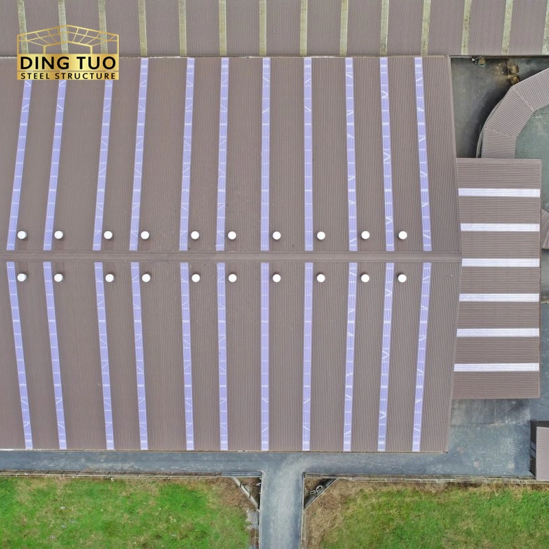 modern design steel structure building for cow and cattle dairy milking farm shed goat farm sheds