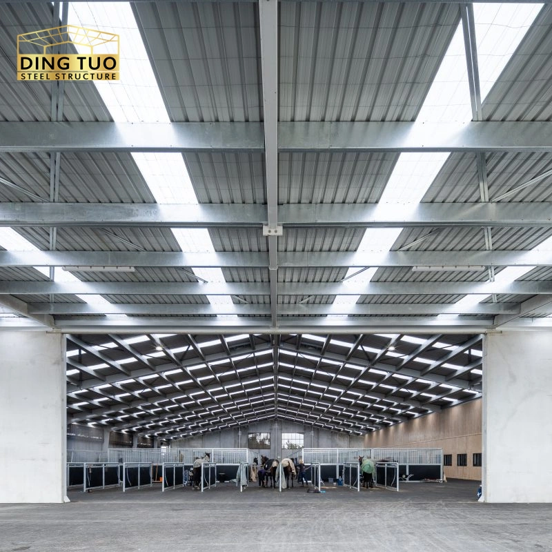 modern design steel structure building for cow and cattle dairy milking farm shed goat farm sheds