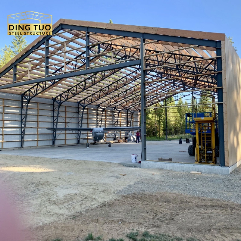 iso certified prefabricated steel garage, sound insulated and thermal insulated, for industrial and commercial use (复制)