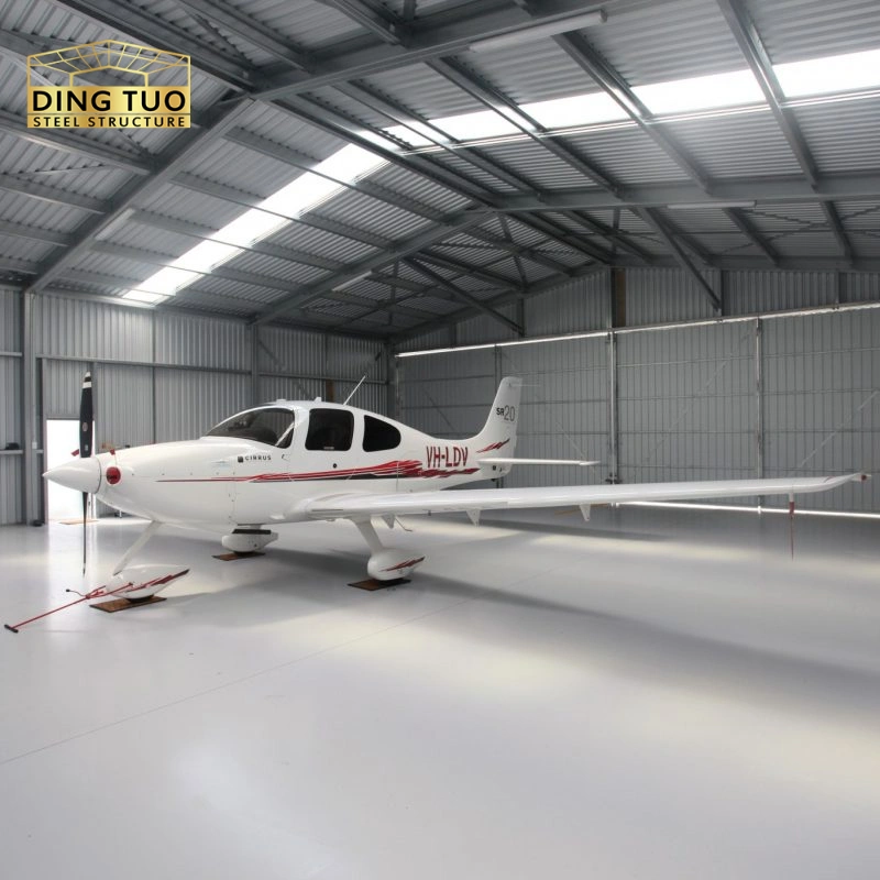 iso certified prefabricated steel garage, sound insulated and thermal insulated, for industrial and commercial use (复制)