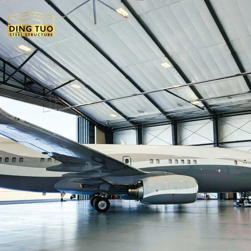 iso certified prefabricated steel garage, sound insulated and thermal insulated, for industrial and commercial use (复制)