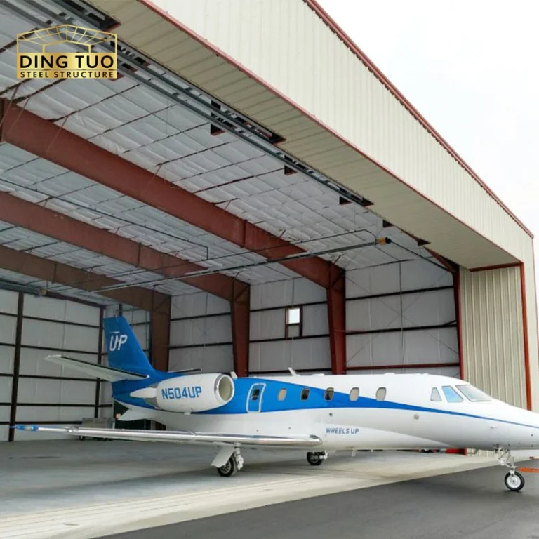 iso certified prefabricated steel garage, sound insulated and thermal insulated, for industrial and commercial use (复制)