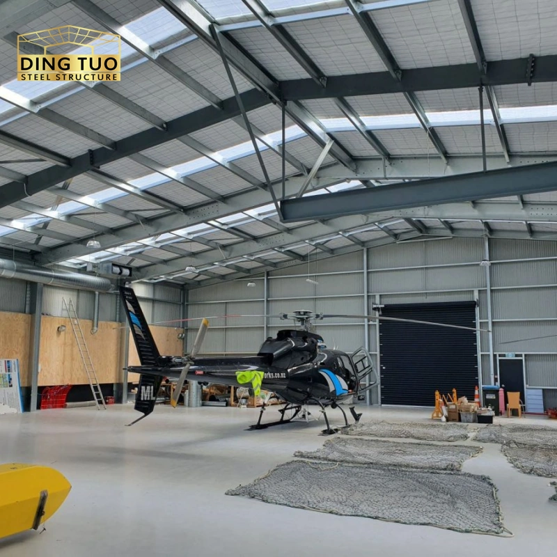 iso certified prefabricated steel garage, sound insulated and thermal insulated, for industrial and commercial use (复制)