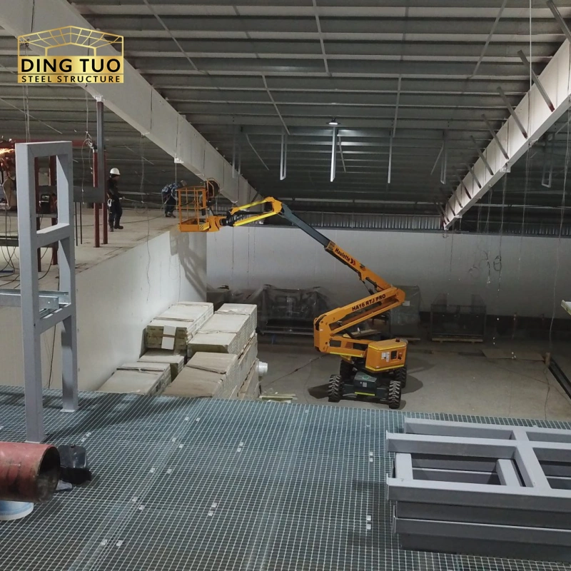 heavy duty industrial steel structure factory for manufacturing plant assembly line machinery hall steel structure