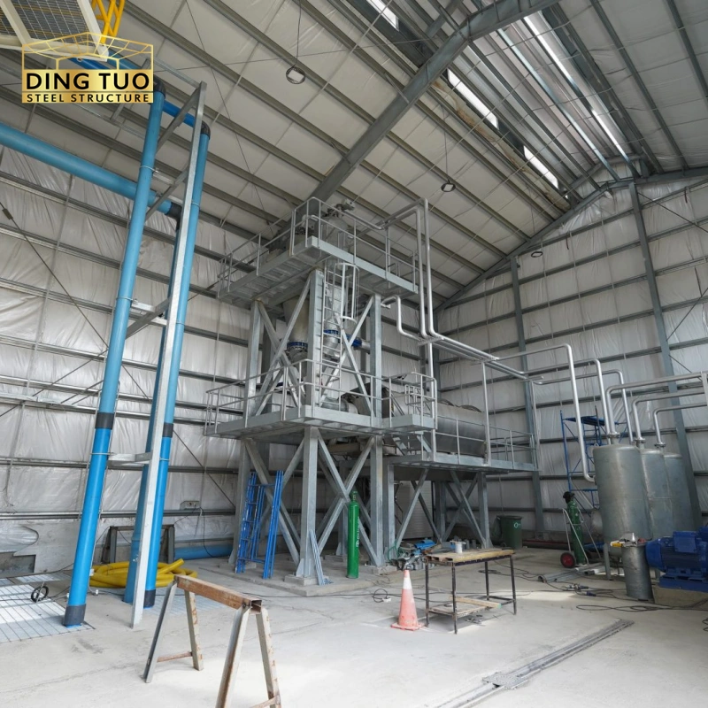 high stability and durability good quality industrial commercial metal building curved steel building workshop factory plant (复制)