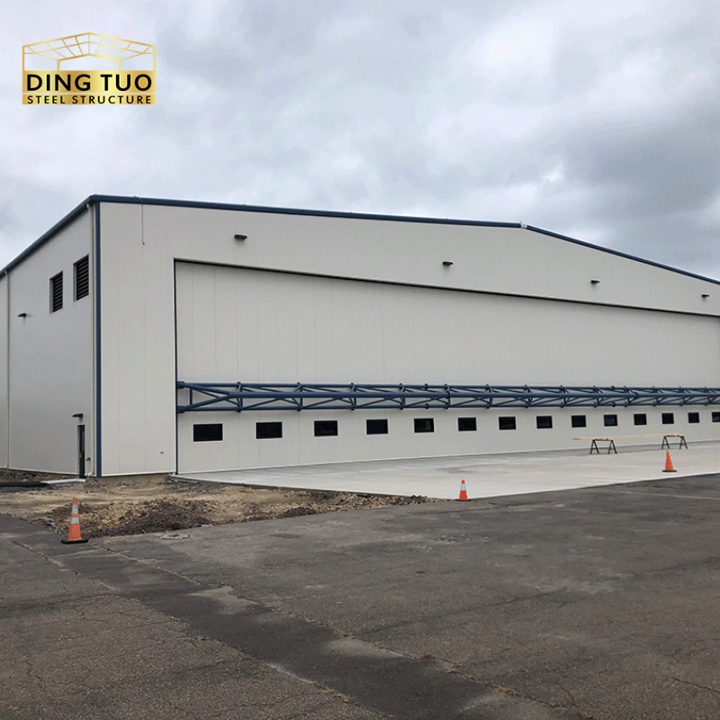 iso certified prefabricated steel garage, sound insulated and thermal insulated, for industrial and commercial use (复制)